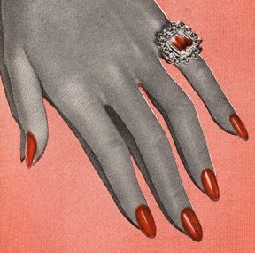 1950s: In a decade all about shiny wholesomeness, nail polish reflected this