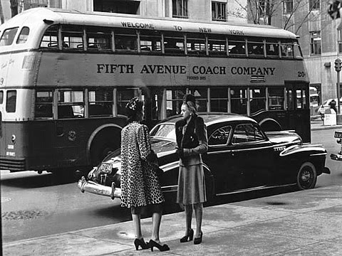 1940s Fifth Avenue has forever been the epoch of high fashion